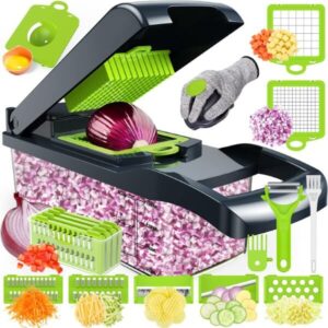 AWH Amzeth Vegetable Chopper - 16 in 1 Food Chopper