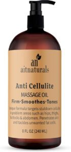 Aitnaturals Anti-Cellulite Massage Oil 240ml (top rated massage oil)