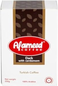 قهوة العميد قهوة العميد التركية الداكنة مع الهيل 250 جرام (افضل قهوة تركي)