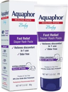 Aquaphor Baby Diaper Rash Paste: Fast Relief for Troublesome Diaper Rash (best diaper rash cream for newborns)