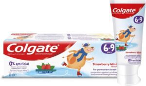Colgate Kids Toothpaste Natural Strawberry Mint Flavour (6-9 Years, 60 ml)