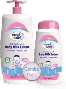 لوشن حليب الأطفال كول اند كول - 500 مل + 250 مل