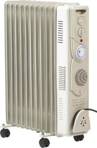 Crownline HT-244 11-Fins Oil Radiator Heater 1000W, 1500W, 2500W (best oil filled radiator heater)