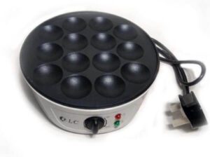 ماكينة صنع الفطائر الصغيرة من DLC، باللون الأبيض