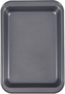 Delcasa Rectangular Roaster Pan 32×22×5Cm – Carbon Steel, Oven Safe, Premium Non-Stick Coating, 0.4Mm Thick, PFOA Free (best oven trays)