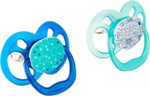 Dr. Brown's Natural Flow Dr. BROWNS Pacifier - Piece of 2, Stage Blue Chemistry