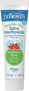 Dr. Brown's Baby Toothpaste, Strawberry Flavor 40g