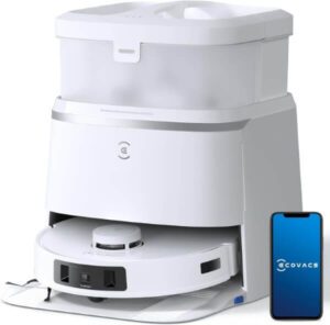 مكنسة كهربائية روبوتية ECOVACS DEEBOT T30 PRO OMNI مع وظيفة الممسحة (افضل مكانس الروبوت)