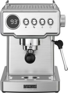 ماكينة صنع قهوة الإسبريسو أروما EXPRESSO EM3212 (افضل ماكينة اسبريسو رخيصة)
