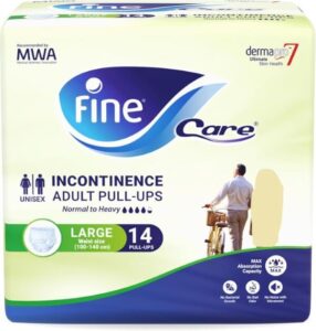Fine Care Incontinence Adult Pull-Ups/Pants (Large Waist, 100-140 cm) - 14pcs (top rated adult diapers)