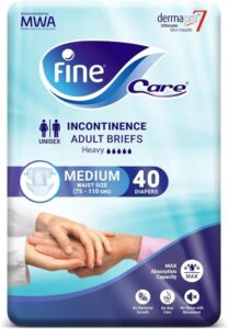 Fine Care Incontinence Unisex Adult Diaper Brief (best adult diapers)