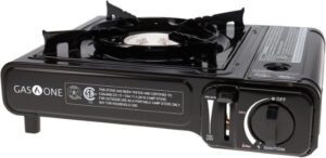 GasOne GS-1000 7,650 BTU Portable Butane Gas Stove (best portable camping stove)