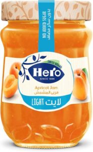Hero Light Apricot Jam 320g