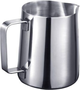 Home-Brand Stainless Steel 350ml Milk Frothing Pitcher for Espresso Machines and Latte Art (best milk pitcher)