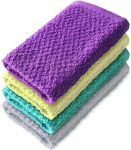 مجموعة مناشف تيري فاخرة من القطن بنسبة 100% من Hotel Linen Klub (افضل مناشف المطبخ)