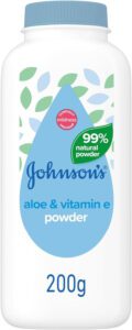 Johnson's Aloe & Vitamin E Baby Powder