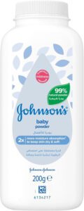 Johnson's Baby Powder, Cornstarch Formulation, 99% Plant-Based 200g
