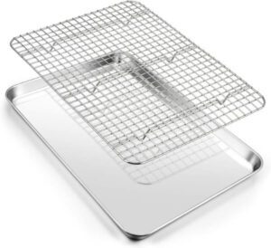 Joyfair 16 Inch Baking Pan with Rack Set