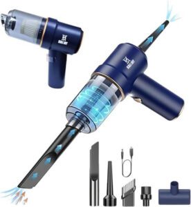 KALI JOY Car Vacuum Cleaner Cordless Blue (top car vacuum cleaner)