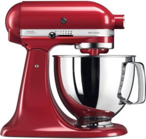 KitchenAid Artisan Tilt-Head Stand Mixer, 4.8L, 5KSM125BER (best mixer for bread dough)