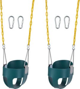 مقعد أرجوحة للأطفال على شكل حلزون جميل مكون من قطعتين