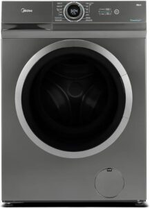 Midea 8KG Front Load Washing Machine with BLDC Inverter Motor MF100W80BTGCC (top washing machines)