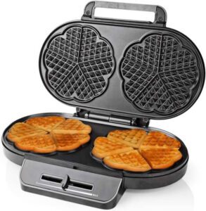 صانعة الوافل 1200 واط من NEDIS، KAWP110FBK