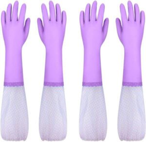 قفازات تنظيف الأطباق القابلة لإعادة الاستخدام من نيكو سي وندر