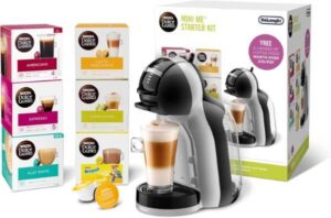 Nescafe Dolce Gusto De'Longhi Mini Single Serve Capsule Coffee Machine Starter Kit EDG155. BG (best dolce gusto machine)