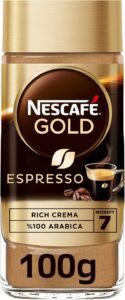 قهوة نسكافيه جولد اسبريسو سريعة التحضير، كريمة غنية، 100% أرابيكا، برطمان 100 جرام (افضل انواع اسبريسو)