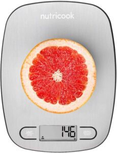 ميزان المطبخ الرقمي Nutricook Eko، سعة 5 كجم (افضل انواع ميزان المطبخ)