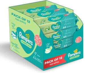 Pampers Complete Clean Baby Wipes with Aloe Vera Lotion