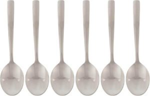 ملاعق شاي من الستانلس ستيل من رويال فورد، 6 قطع، RF10067،