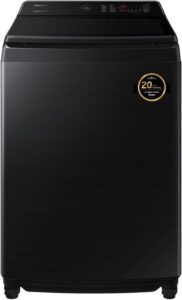 Samsung Top Load Washer, 10kg, with Ecobubble, Digital Inverter Technology, and Super Speed – WA10CG5745BVGU