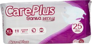Sanita Careplus Adult Diaper Extra Large, 25 Counts