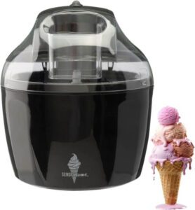 Sensio Home Ice Cream Maker Machine (best homemade ice cream maker)