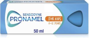 Sensodyne Pronamel Toothpaste Kids Enamel Care for Children (6-12 Years), Mild Mint Flavour, 50ml
