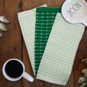 منشفة مطبخ ناعمة عالية الامتصاص من سليب ويل، 30×40 سم، ألوان متنوعة، حزمة من 3