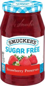 Smucker's Sugar-Free Strawberry Preserve with Splenda (the best strawberry jam)