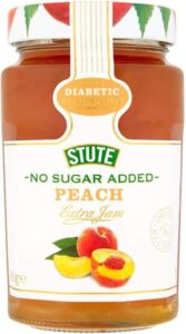 Stute No Sugar Added Diabetic Peach Extra Jam 15.17 oz / 430 g