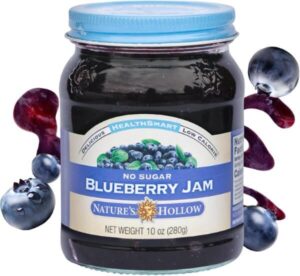 Nature's Hollow Sugar-Free Blueberry Jam Preserves 300ml