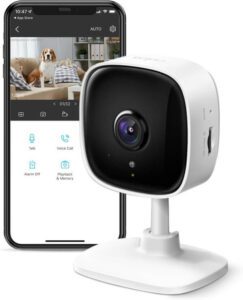 Tapo TP-Link Indoor Security Camera C100 (best nursery monitor)