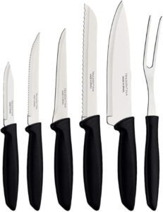 Tramontina 6-Piece Knife Set - Stainless Steel Professional Chef Kitchen Knives