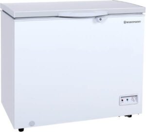 Westpoint 250L Gross190L Net,Single Door Chest Freezer with Wire Storage Basket WBXN-2519EWGL