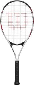 The Wilson Fusion XL Tennis Racket (best tennis rackets)