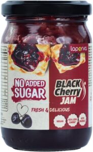 Laperva No Added Sugar Black Cherry Jam